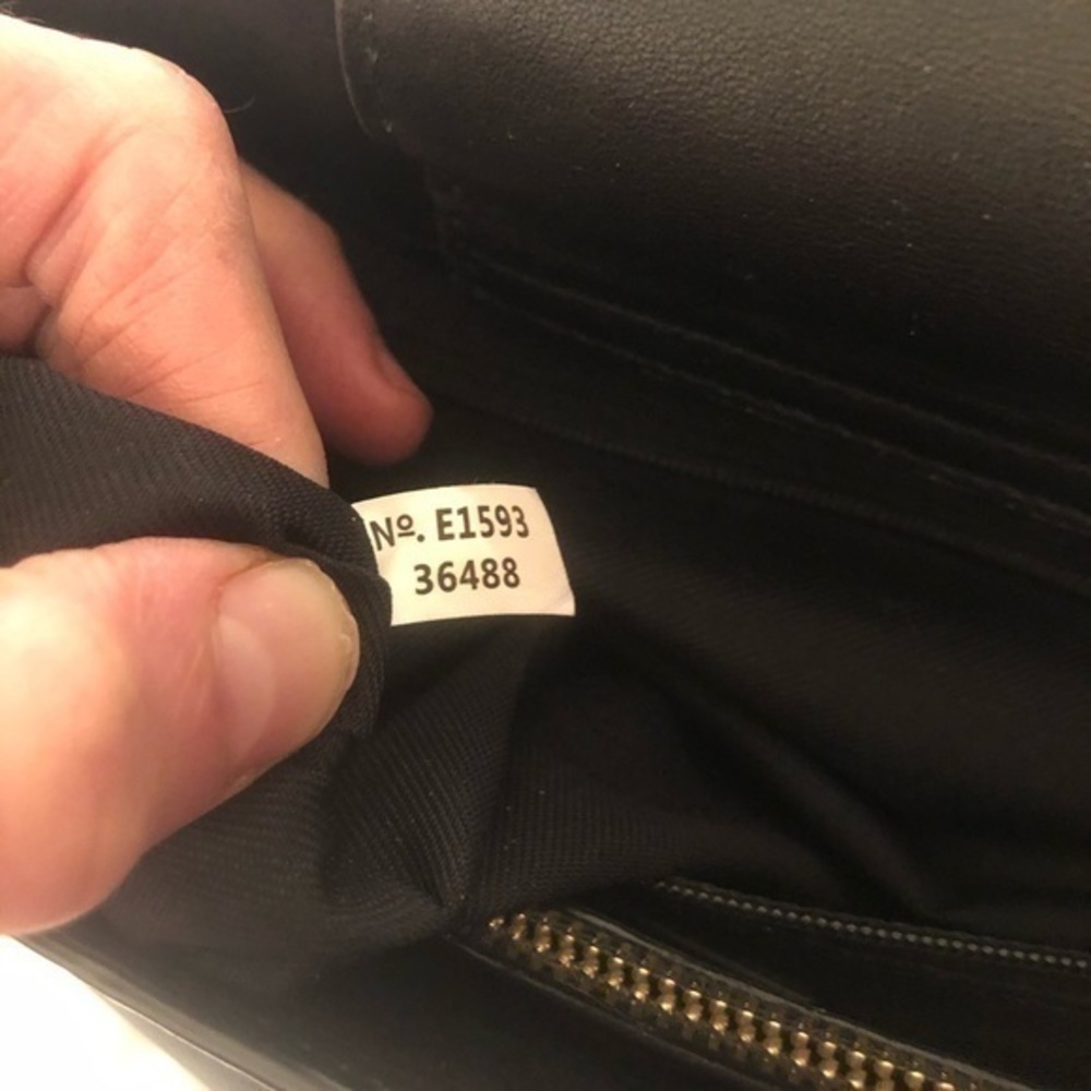 COACH swagger carryall black pebbled leather tote - Picture 8 of 16